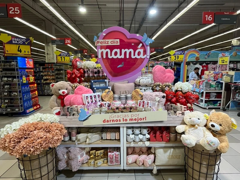 Campaña de Día de la Madre en punto de venta